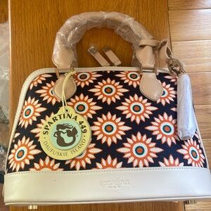 New Spartina Tybee Bowler Satchel.